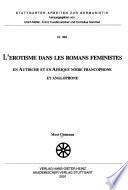 L'érotisme dans les romans féministes en Autriche et en Afrique noire francophone et anglophone
