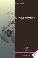 L'erreur humaine