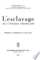 L'esclavage au Canada français