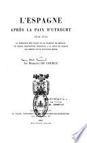 L'Espagne après la paix d'Utrecht