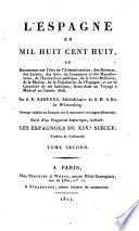 L' Espagne en mil huit cent huit