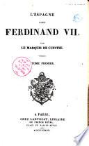 L'Espagne sous Ferdinand VII