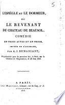 L'espiègle et le dormeur, ou Le revenant du château de Beausol