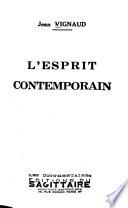 L'esprit contemporain