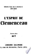L'esprit de Clemenceau