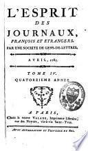 L'Esprit des Journaux, François et Étrangers