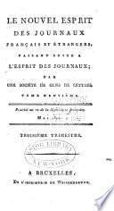 L'Esprit des journaux, françois et étrangers