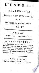 L'esprit des journaux
