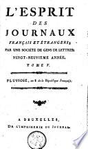 L'esprit des journaux