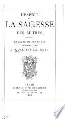 L'Esprit et la sagesse des autres