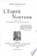 L'esprit nouveau dans la vie artistique, sociale et religieuse