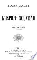 L'esprit nouveau
