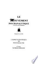 L'esprit scientifique en psychanalyse