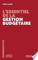 L'essentiel de la gestion budgétaire