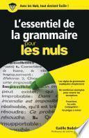 L'essentiel de la grammaire Pour les Nuls
