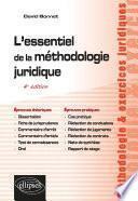 L'essentiel de la méthodologie juridique - 4e édition