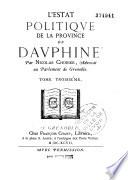 L'estat politique de la province du Dauphiné