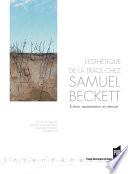 L'esthétique de la trace chez Samuel Beckett