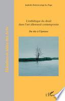 L'esthétique du deuil dans l'art allemand contemporain