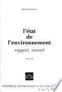 L'Etat de l'environnement