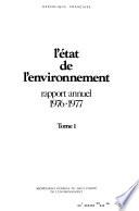 L'Etat de l'environnement