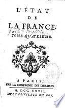 L'Etat de la France, [par le Père Paul-Lucas Simplicien]