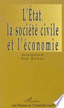L'état, la société civile et l'économie
