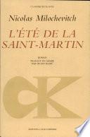 L'été de la Saint-Martin