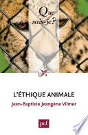 L'éthique animale