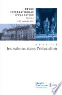 L'éthique dans l'école - Revue 87