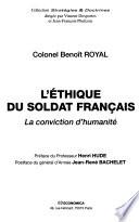 L'éthique du soldat français