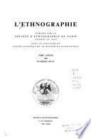 L'Ethnographie