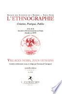 L'Ethnographie