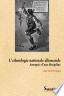 L' Ethnologie nationale allemande