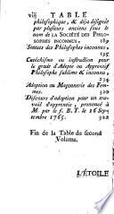 L'étoile flamboyante, ou La société des francs-maçons, considéré sous tous les aspects ...