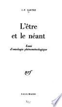 L'être et le néant