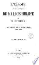L'Europe depuis l'avénement du roi Louis-Philippe, 5