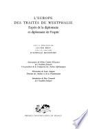 L'Europe des traités de Westphalie