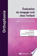 L'évaluation du langage oral chez l'enfant