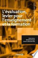 L'évaluation : levier pour l'enseignement et la formation