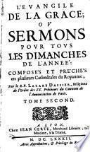 L'Evangile de grâce, ou sermons pour tous les dimanches de l'année