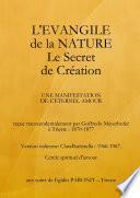 L'Evangile de La Nature Le Secret de CrŽation