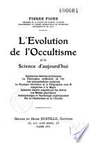 L'évolution de l'occultisme et la science d'aujourd'hui