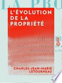 L'Évolution de la propriété