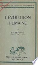 L'évolution humaine