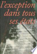 L'exception dans tous ses états