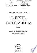 L'exil intérieur. Roman, Trad. de l'espagnol et préf. par C. Couffon