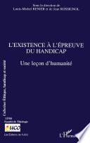 L'existence à l'épreuve du handicap