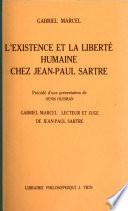 L'existence et la liberté humaine chez Jean-Paul Sartre
