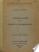 L'existentialisme et le théâtre de Jean-Paul Sartre